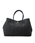Garden Party 36 in Noir Negonda Leather, front view